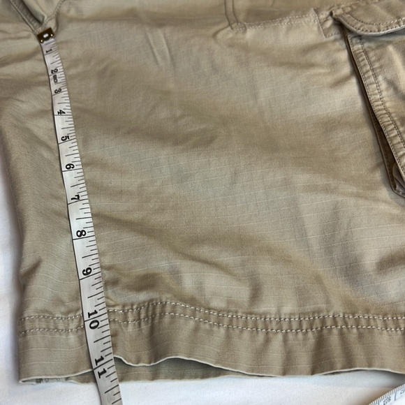 North face Cargo hiking khaki shorts SZ 36 - Picture 8 of 11